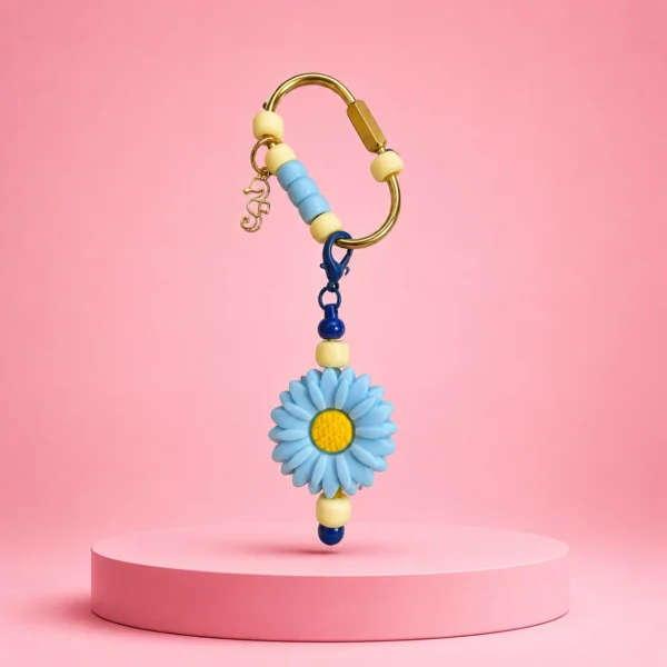 Blue Daisy Charm