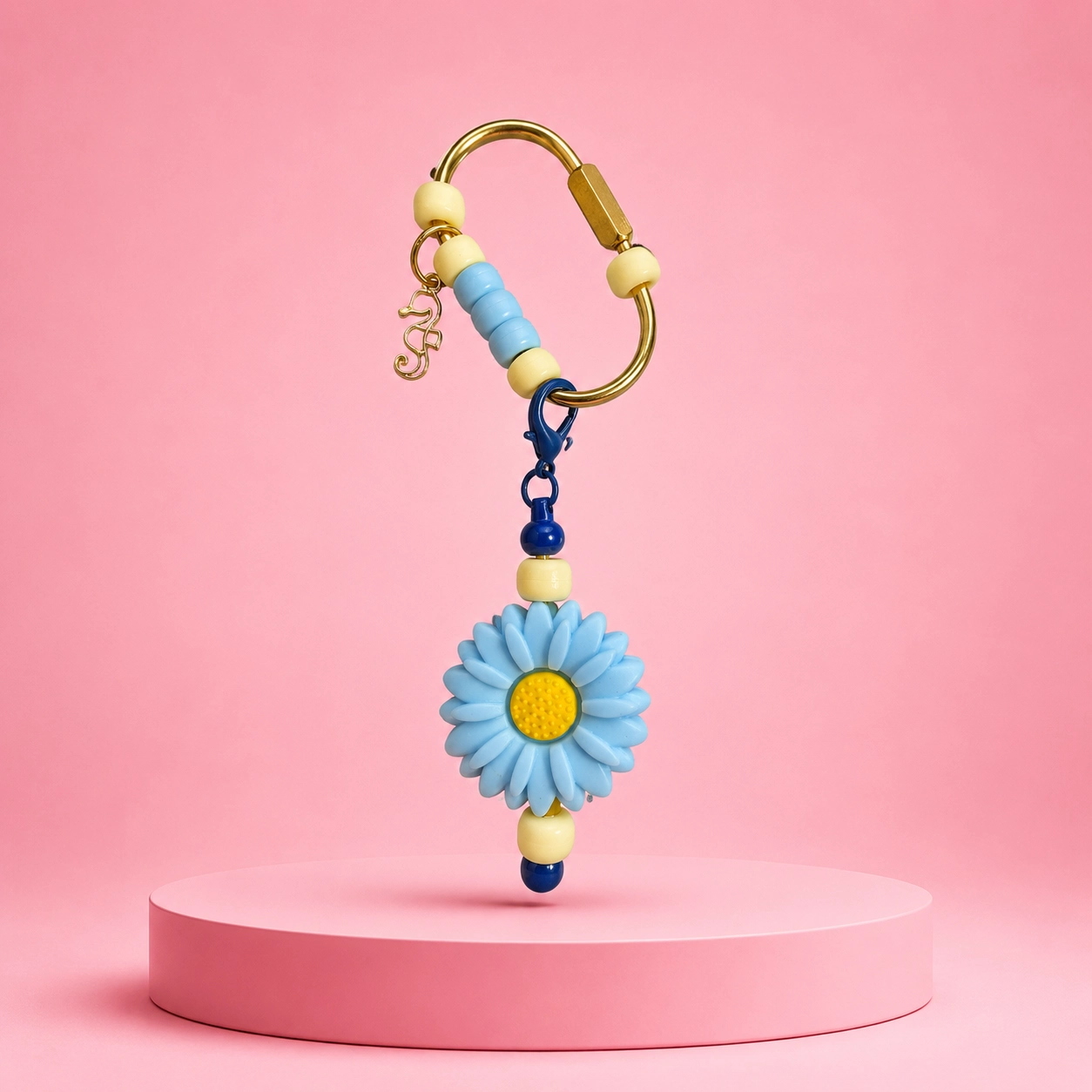 Blue Daisy Charm